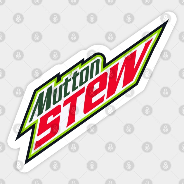 Mutton Stew Sticker by Merchsides